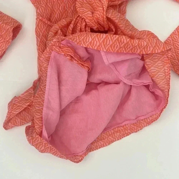 Free People Rillo Shirt Dress Wrap Skirt Bottom - Long Sleeve - Picture 10 of 13